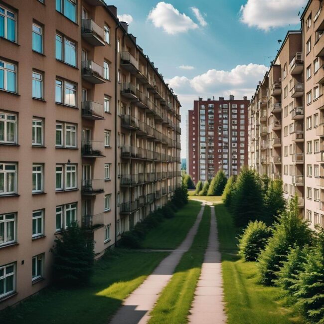 Lokalizacja najdłuższego bloku mieszkalnego w Polsce