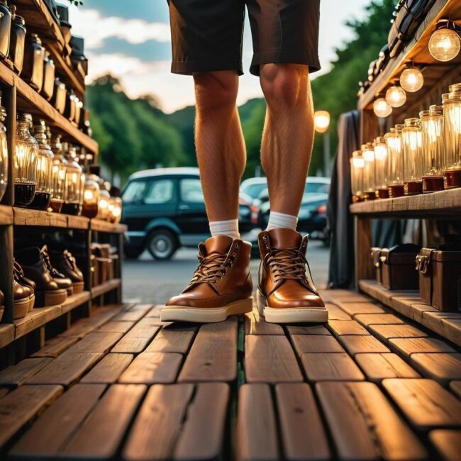 Męskie buty na plażę