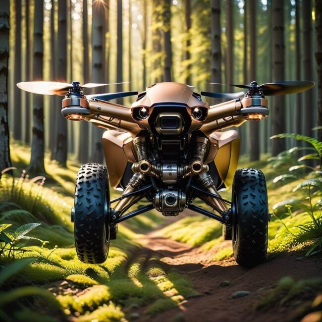 Quad z wyjątkowym designem