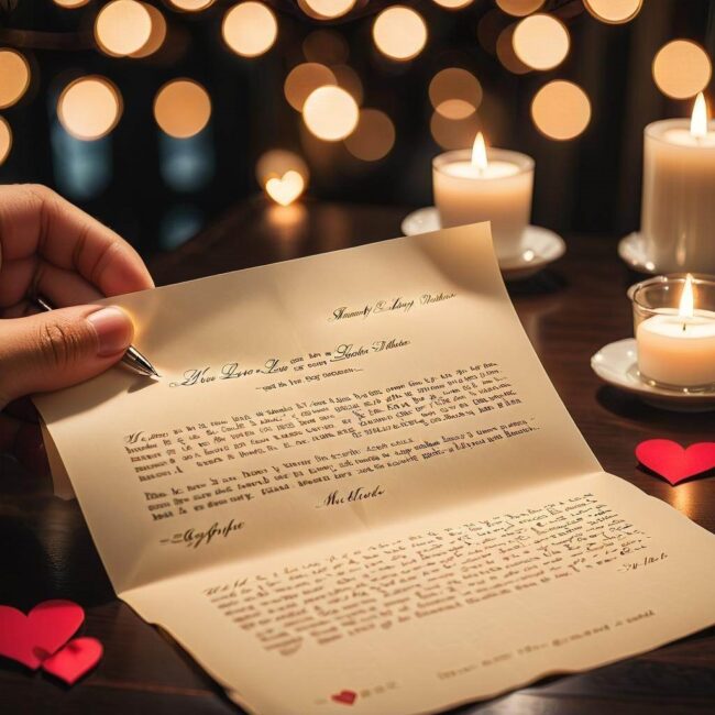 Struktura romantycznego listu