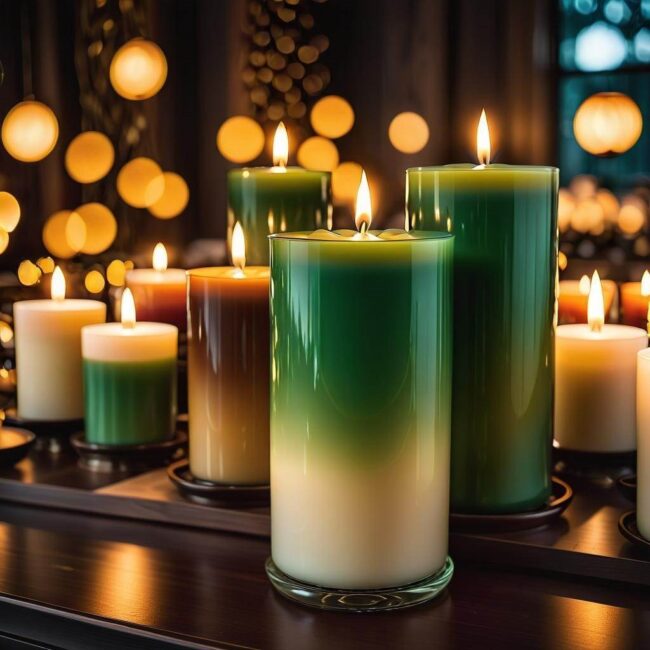 Świece sojowe z naturalnymi olejkami eterycznymi