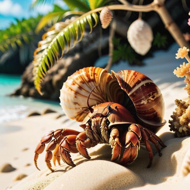 Właściwości skorupki kraba pustelnika