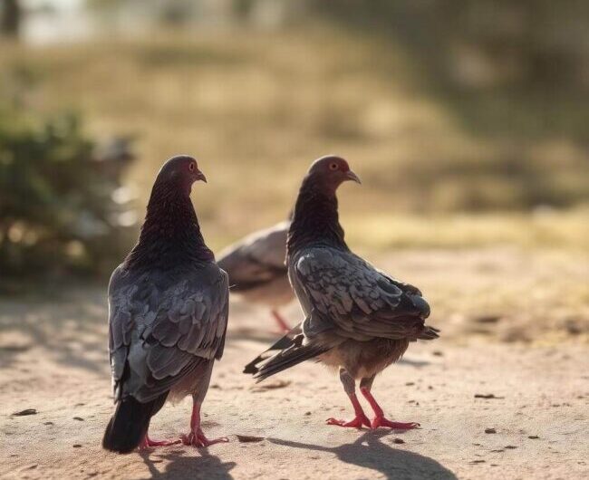 Czerwone gołębie pocztowe w literaturze i sztuce